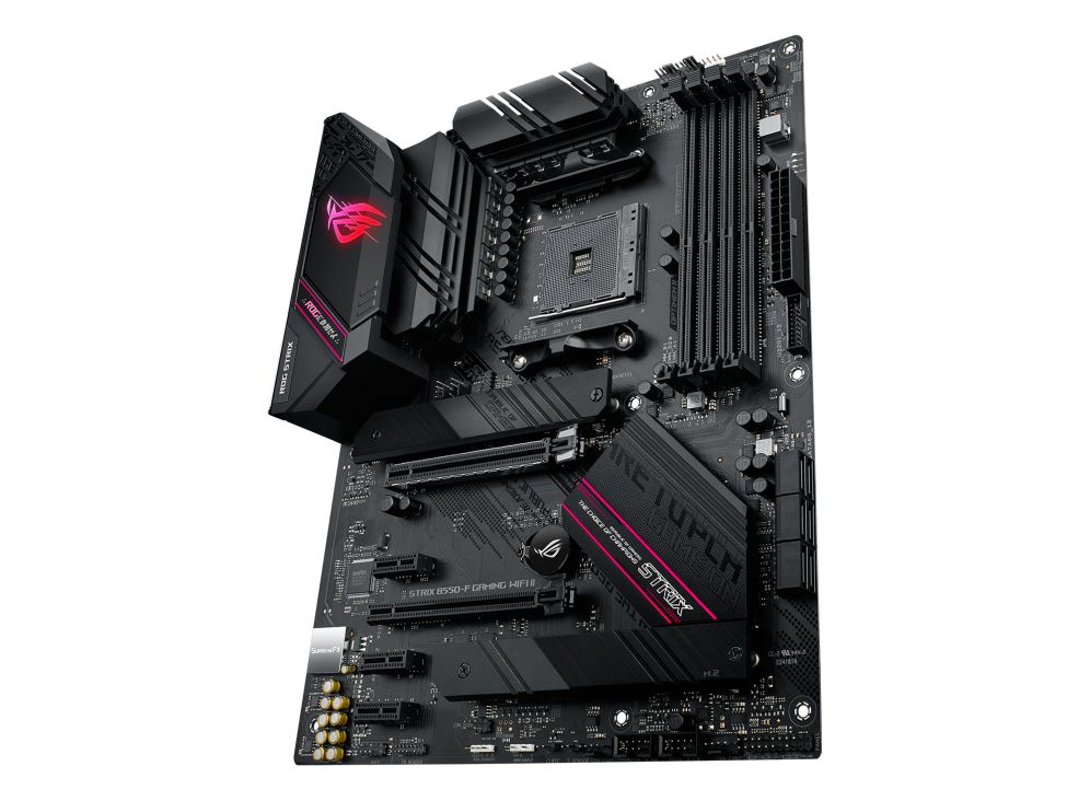 90MB19V0-M0EAY0 - Placa base ASUS ROG STRIX B550-F GA WIFI II: (AM4) 4DDR4 SATA3 M.2 PCIe USB 2.0 USB-A 3.0/3.1 USB-C 3.1 HDMI DP RJ45 ATX 7.1 WiFi 6 Bluetooth 5.2 Gigabit Ethernet 2.5