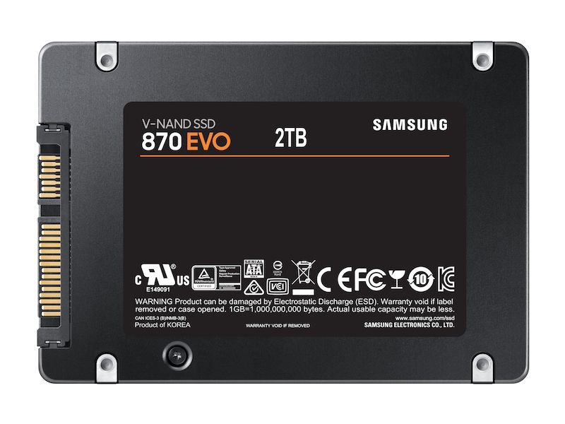 MZ-77E2T0B/EU - SSD Samsung 870 Evo 2.5