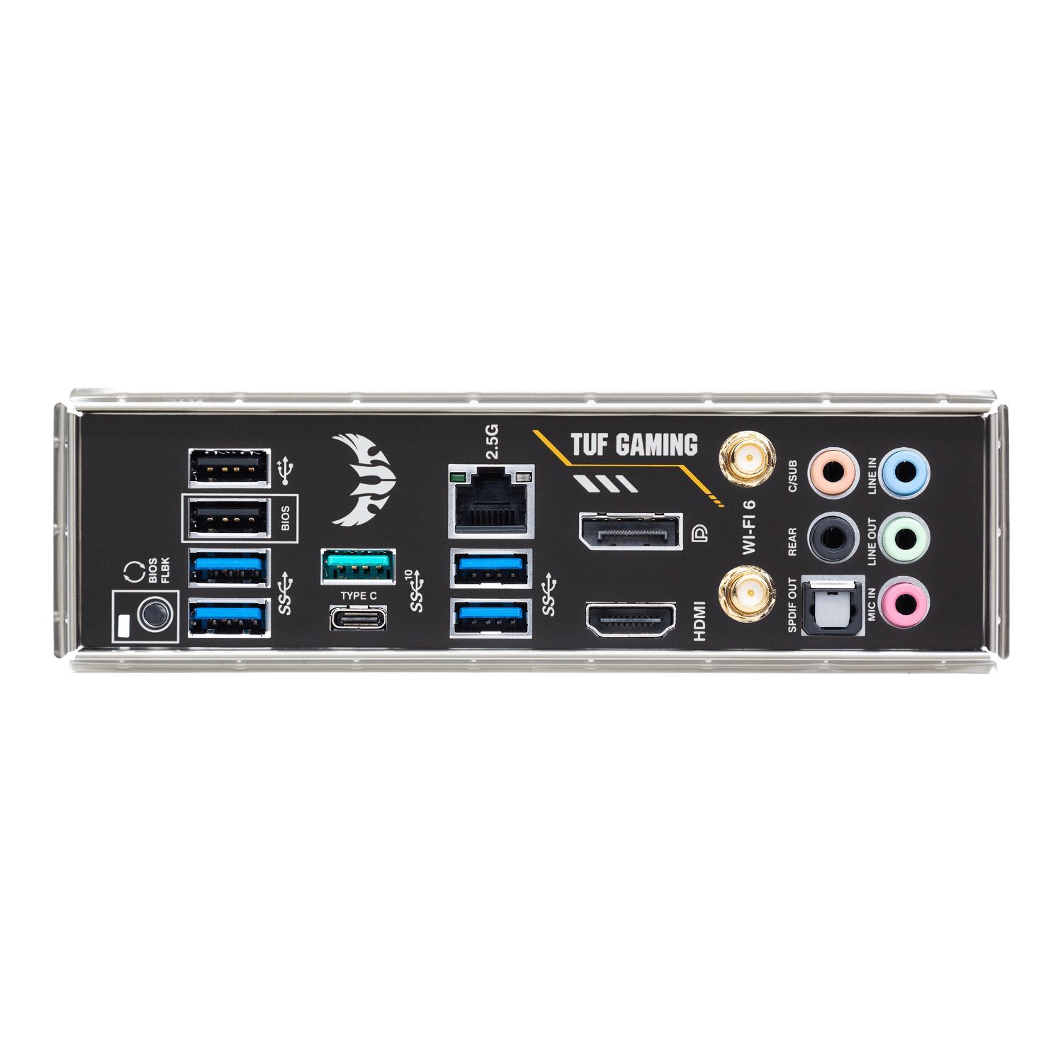 90MB19U0-M0EAY0 - Placa base ASUS TUF GAMING B550-PLUS WIFI II: (AM4) 4DDR4 M.2 SATA3 USB 2.0 USB-A 3.0/3.1 USB-C 3.1 HDMI DP RJ45 ATX 7.1 WiFi 6 Bluetooth 5.2 Gigabit Ethernet 2.5