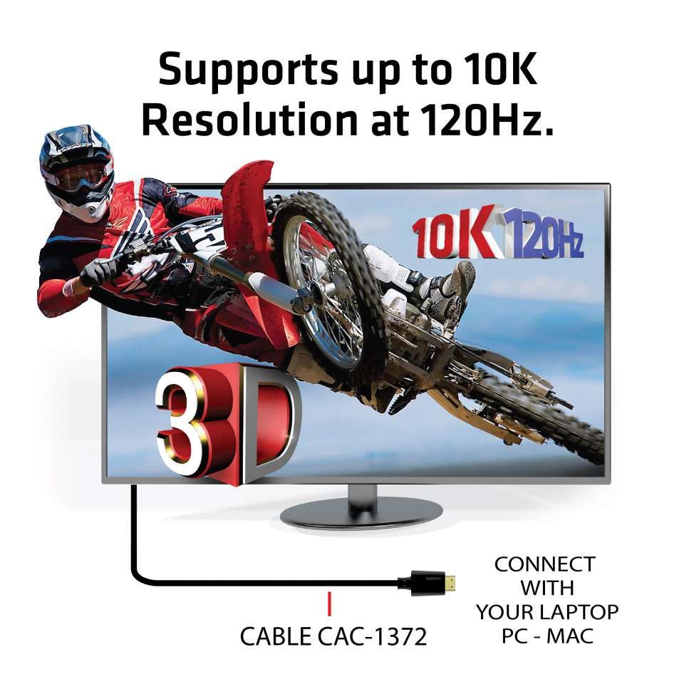 CAC-1372 - Cable Club3D HDMI M/M Ultra High Speed 2m (CAC-1372)