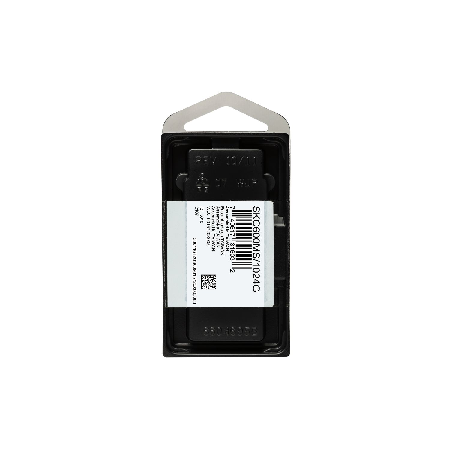 SKC600MS/1024G - Disco SSD Kingston KC600 1Tb 3D TLC NAND Lectura 550 Mb/s Escritura 520 Mb/s PC/Notebook (SKC600MS/1024G) mSATA