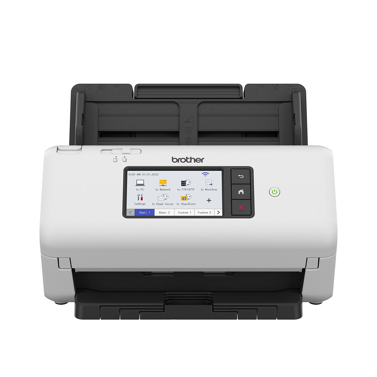ADS4700W - Escner Documental BROTHER 600dpi A4 ADF USB 2.0 WiFi Ethernet Dplex Negro/Blanco (ADS-4700W)