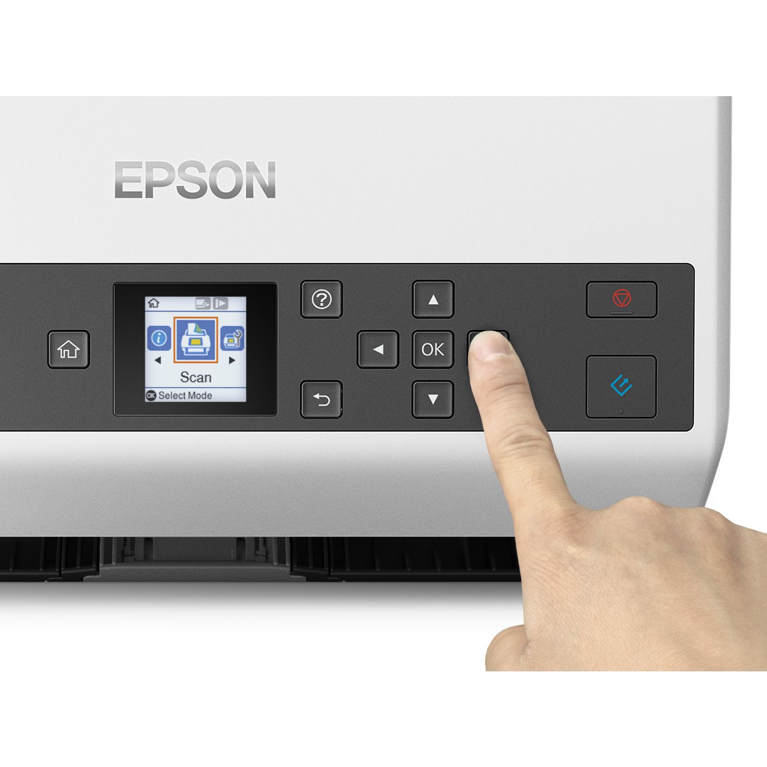B11B250401 - Escner Documental Epson WorkForce DS-870 600dpi A4 ADF USB 3.0 Dplex Blanco/Gris (B11B250401)
