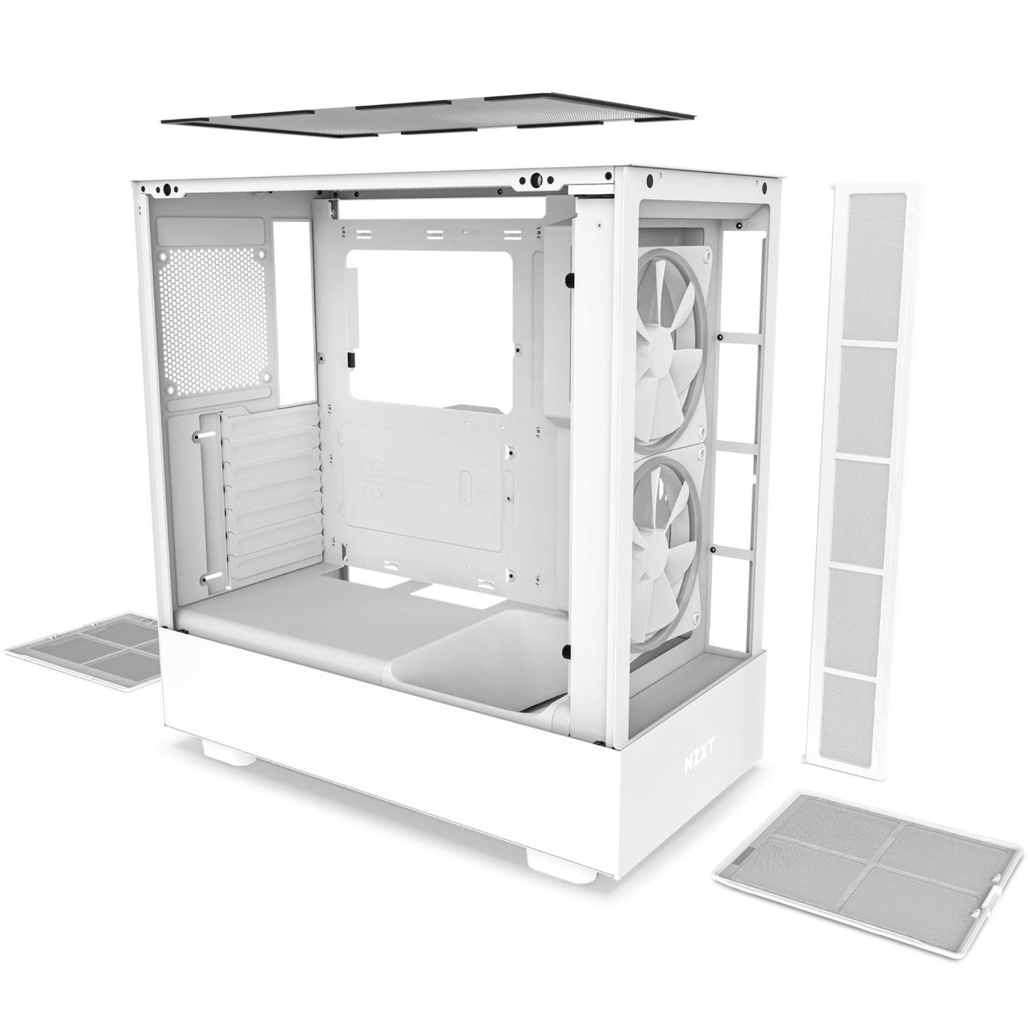CC-H51EW-01 - Caja NZXT H5 Elite Ventana Lateral de Cristal Templado 1xUSB-A 3.0 1xUSB-C 3.1 ATX EATX mATX Mini-ITX Blanca (CC-H51EW-01)