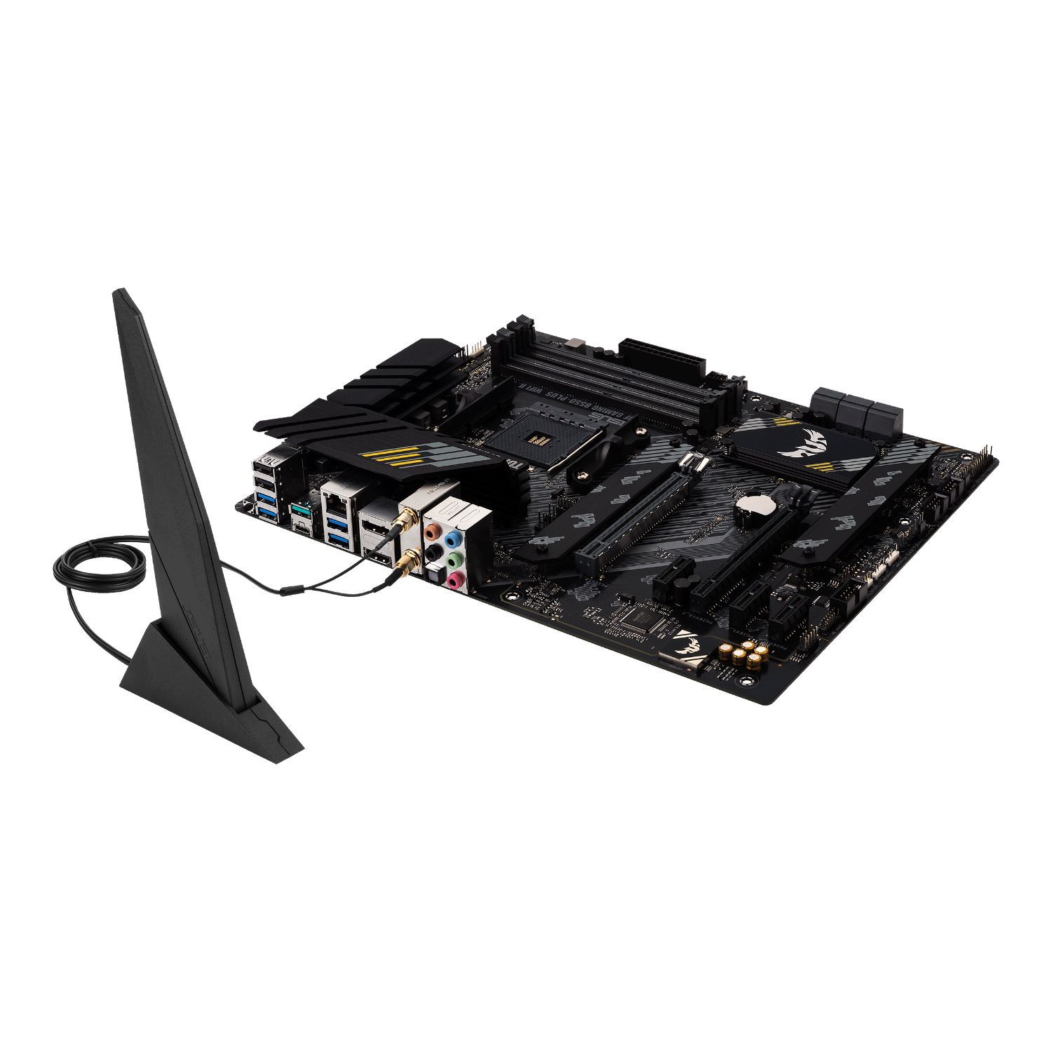 90MB19U0-M0EAY0 - Placa base ASUS TUF GAMING B550-PLUS WIFI II: (AM4) 4DDR4 M.2 SATA3 USB 2.0 USB-A 3.0/3.1 USB-C 3.1 HDMI DP RJ45 ATX 7.1 WiFi 6 Bluetooth 5.2 Gigabit Ethernet 2.5