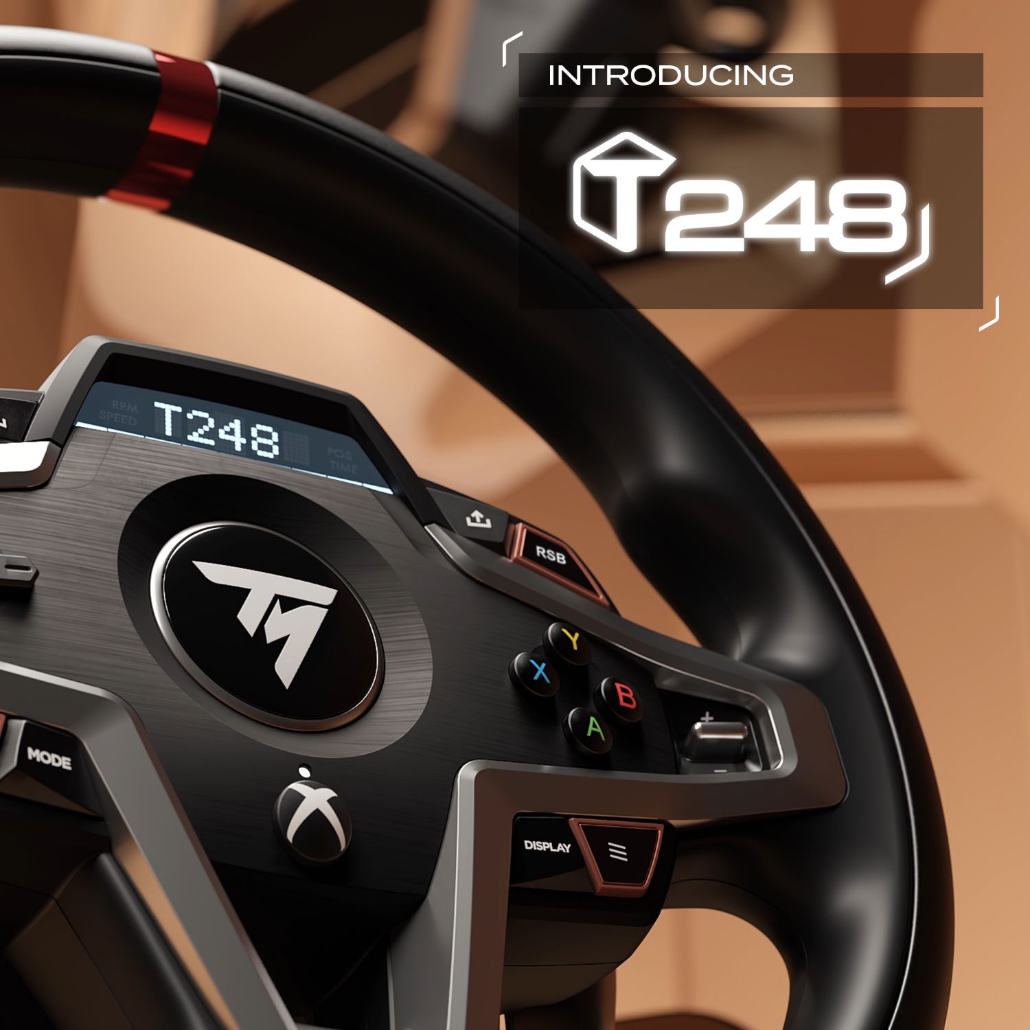 4460182 - Volante+Pedales Thrustmaster T248 Analgico/Digital Pantalla USB PC Xbox One Series Negro (4460182)