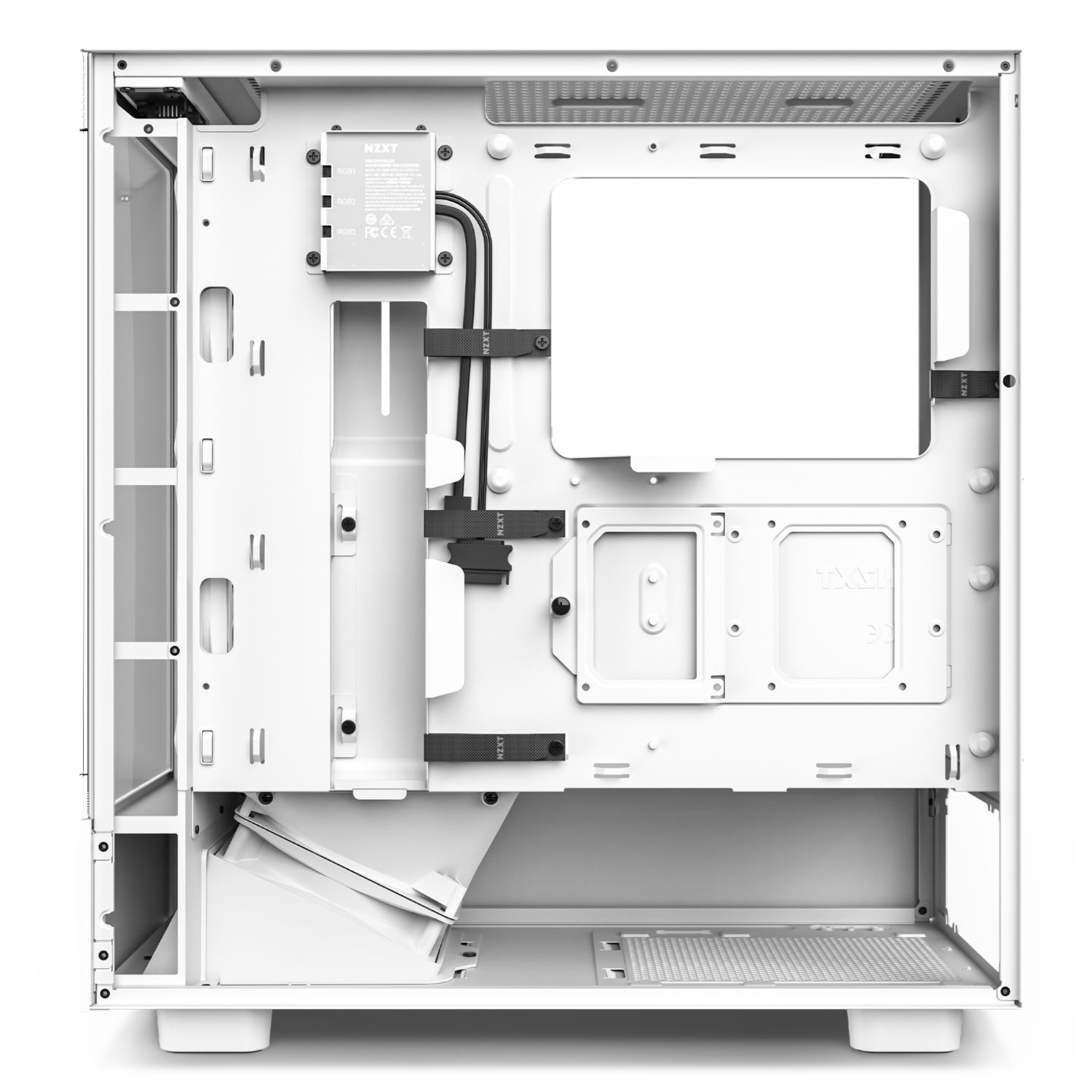 CC-H51EW-01 - Caja NZXT H5 Elite Ventana Lateral de Cristal Templado 1xUSB-A 3.0 1xUSB-C 3.1 ATX EATX mATX Mini-ITX Blanca (CC-H51EW-01)
