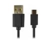 Foto de Cable CONCEPTRONIC USB2 a USB-C 1m Negro (CTUSBTYPECB)