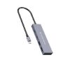Foto de Hub CONCEPTRONIC USB-C a 4xUSB-A/C Gris (HUBBIES13G)