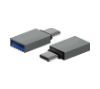 Foto de Adaptador AISENS USB-C/M a USB-A/H Gris (A108-0718)
