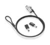 Foto de Cable Seguridad AISENS con llave 1.5m (ASLK-D45K06-BK)