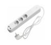 Foto de Regleta DENVER 3xSchuko 2xUSB Blanca (SHP-310U)