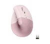 Foto de Ratn Vertical LOGITECH ptico RF/BT Rosa (910-006478)