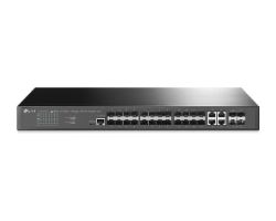 SG3428XF - Switch TP-Link 20xSFP GbE 4xRJ45/SFP 4xSFP+ 10GbE Gestionado Rack 1U Negro (TL-SG3428XF)