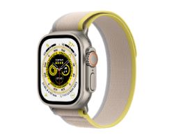 MNHK3TY/A - Apple Watch Ultra OLED Digital Tctil 4G NFC WiFi 4 Bluetooth 5.3 GPS 49mm Metlico Correa S/M Amarilla/Beige (MNHK3TY/A)