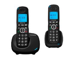 ATL1422290 - Telfono Inalmbrico Alcatel XL535 Identificador/Bloqueo de llamadas Contestador Automtico Altavoz Pantalla Duo Negro (ATL1422290)