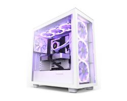 CM-H71EW-02 - Caja Gaming NZXT H7 Elite Ventana Lateral de Cristal Templado RGB 2xUSB-A 3.0 1xUSB-C 3.1 ATX mATX Mini-ITX Blanca (CM-H71EW-02)