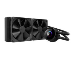 RL-KN240-B1 - Refrigeraci�n L�quida CPU NZXT Kraken Multisocket 2x120mm LCD Negra (RL-KN240-B1)