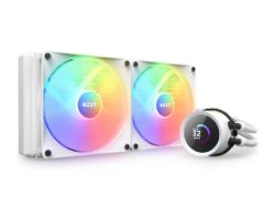 RL-KR280-W1 - Refrigeracin Lquida CPU NZXT Kraken LCD Multisocket 2x140mm RGB Blanca (RL-KR280-W1)