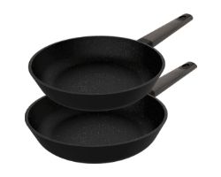03147 - Set de Sartenes CECOTEC Polka Excellence 20-24 Bucket Set Force, Aluminio Fundido, Revestimiento Antiadherente, Apta para todo tipo de Cocinas y Lavavajillas (03147)