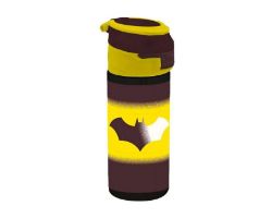 OUT2447 - Cantimplora Albany Batman (KID0DC042) (OUT2447). Buen estado (nueva). Defecto de impresin (logo incompleto). Completa. (OUTLET)