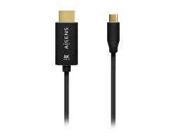 A109-0711 - Cable AISENS USB-C/M a HDMI/M 8K 1m Negro (A109-0711)
