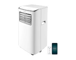08172 - A.C. CECOTEC Porttil ForceClima 7500 Soundless 7000 BTU 792W Pantalla LED 2 Velocidades 4 Modos (Ventilacin/Refrigeracin/Deshumidificacin/Noche) Temporizador 24h WiFi Mando a Distancia Blanco (08172)