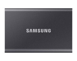 MU-PC1T0T/WW - Disco SSD Samsung T7 1Tb NVMe USB-C 3.1 Lectura 1050 Mb/s Escritura 1000 Mb/s Gris Titanio (MU-PC1T0T/WW)