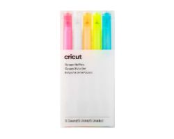 2009849 - Pack 5Bolis Gel CRICUT Rosa/Naranja/Blanco/Amarillo (CRC-2009849)