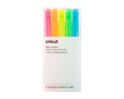 2009961 - Set de Bolgrafos CRICUT Gel Punta Fina 5 Unidades Neon Rosa/Naranja/Amarillo/Verde/Azul (CRC-2009961)