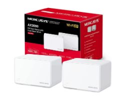 HALO H80X (2-PACK) - Mesh Mercusys AX3000 WiFi 6 DualBand Ethernet LAN/WAN Pack 2 Blanco (Halo H80X 2-Pack)