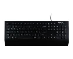 OUT3502 - Teclado UNYKA WAVE KB10 Slim USB Negro (50543) (OUT3502). Buen estado. Desprecintado. Completo. (OUTLET)