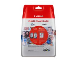 8286B006 - Tinta Canon PG-545XL+CL546XL Pack Negro/Tricolor 8ml/9ml + Papel Fotogrfico (8286B006)