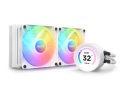 RL-KR24E-W1 - Refrigeracin Lquida CPU NZXT Kraken Elite LCD Multisocket 240 2x120mm RGB Blanca (RL-KR24E-W1)