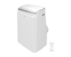 08176 - A.C. Porttil CECOTEC ForceClima 12600 Soundless Heating 12000 BTU 1340W Pantalla LED 3 Velocidades 5 Modos (Ventilador/Refrigeracin/Calefaccin/Deshumidificacin/Noche) Bomba de Calor 24h Temporizador Mando a Distancia Blanco (08176)