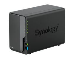DS224+ - NAS Synology DiskStation J4125 DDR4 2Gb SATA 2xUSB-A 3.0 2xRJ45 2 Bahas Ethernet Negro (DS224+)