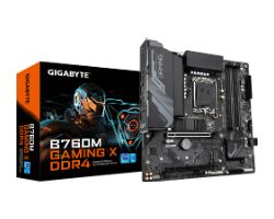 9MB76MGX4-00-10 - Placa base GIGABYTE B760M GAMING XDDR4: (1700) 4DDR4 M.2 SATA3 PCIe USB 2.0/3.0 HDMI DP 7.1 mATX Gigabit Ethernet 2.5