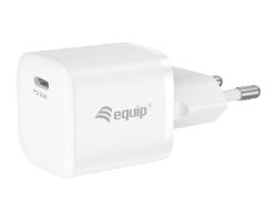 EQ245530 - Cargador de Pared EQUIP USB-C PD 20W Carga Rpida Pack 25 Unidades Blanco (EQ245530)