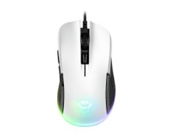 25066 - Ratn Gaming Trust GXT 922W YBAR ptico Diestro RGB USB-A Cable 2.1m 7200dpi 6 Botones Negro/Blanco (25066)