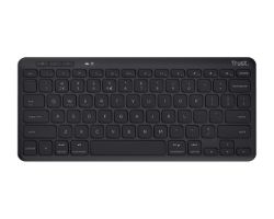25059 - Teclado Trust Lyra Multimedia QWERTY Wireless RF 2.4GHz Bluetooth 5.0 10m USB 1.1 Negro (25059)