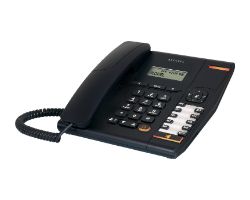 ATL1407525 - Telfono Fijo Alcatel Temporis 580 DECT/Analgico RJ9 Identificador de llamadas Pantalla Escritorio/Pared Negro (ATL1407525)