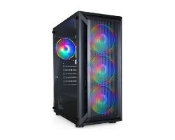 TQGCC101-B - Caja Gaming TooQ Ragnarok Ventana Lateral de Cristal Templado RGB Sin Fuente 2xUSB 2.0 1xUSB-A 3.0 ATX mATX Mini-ITX Negra (TQGCC101-B)