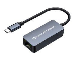 ABBY12GC - Adaptador CONCEPTRONIC USB-C 3.0 a RJ45 Gris (ABBY12GC)
