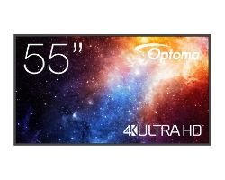H1F2C0MBW101 - Pantalla Interactiva Optoma 55? N3551K LED 450 cd/m 4K UHD 1xUSB-C 2xHDMI Android 11 VESA Negra (H1F2C0MBW101)