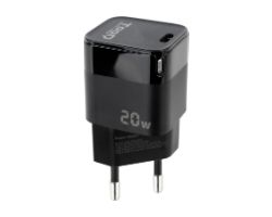 TQWC-PD20 - Cargador de Pared TooQ 20W 1xUSB-C Negro (TQWC-PD20)