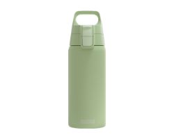 6022.20 - SIGG - Botella de Agua Aislada - Shield Therm - Apta para Bebidas Carbonatadas - A Prueba de Fugas - Apta para Lavavajillas - Libre de BPA - Acero Inoxidable 90% Reciclado - 0,5L