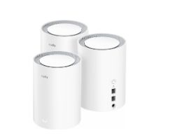M1800 (3-PACK) - Mesh CUDY AX1800 WiFi 6 DualBand 1xRJ45 Ethernet LAN/WAN PPPoE 4 Antenas Internas 3 Unidades Blanco (M1800 3-PACK)