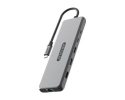 CN-7001 - Docking Station Sitecom 10en1 USB-C a 2xHDMI/1xRJ45/1xUSB-A 2.0/2xUSB-A 3.0/2xUSB-A 3.1/1xUSB-C 3.1/1xUSB-C PD 100W 15cm (CN-7001)