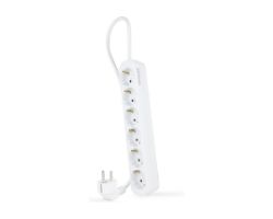 10.37.0006-NS - Regleta Nanocable 6xSchuko Cable 1.4m Blanca (10.37.0006-NS)