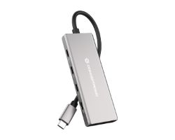 HUBBIES17G - Hub CONCEPTRONIC USB-C a 4xUSB-C/3xUBC-A/1xUSB-C PD 100W Gris (HUBBIES17G)